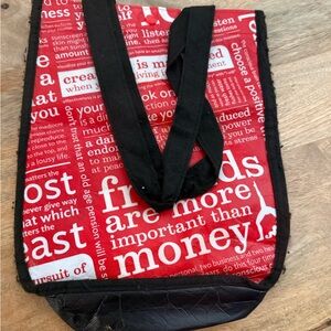 lululemon athletica Red Tote Bag, small